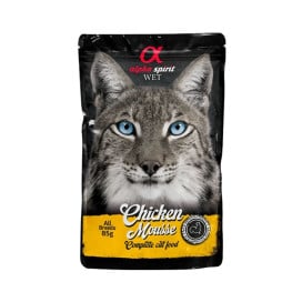 Alpha Spirit Mousse de Pollo para Gato Comida húmeda para gatos Patitas&co