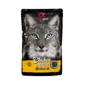 Alpha Spirit Mousse de Pollo para Gatos Esterilizados Comida húmeda para gatos Patitas&co