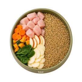 NaturalWil Comida Deshidratada de Pollo para Perro Comida Deshidratada para Perro Patitas&co