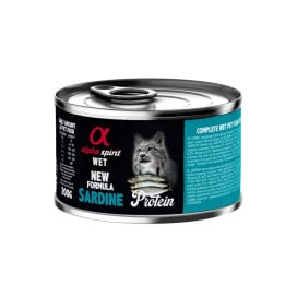 Alpha Spirit Lata de Sardina para Gato Comida húmeda para gatos Patitas&co