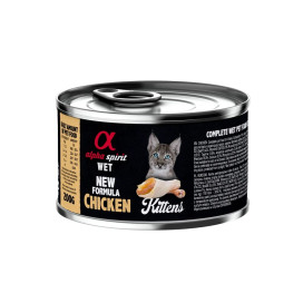 Alpha Spirit Lata Kitten de Pollo para Gatito Comida húmeda para gatos Patitas&co