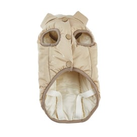 Abrigo Impermeable WinterHug Beige Perro Pequeño Abrigos para perro Patitas&co