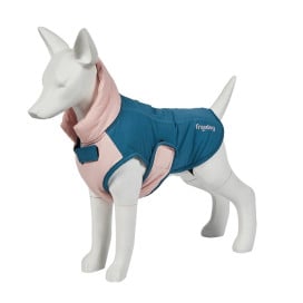 Abrigo Impermeable Urban Blizzard Azul-Rosa Perro Pequeño Abrigos para perro Patitas&co