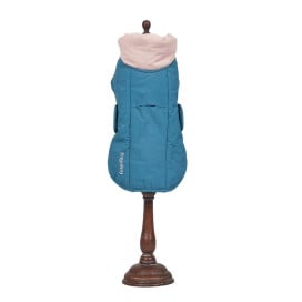 Abrigo Impermeable Urban Blizzard Azul-Rosa Perro Pequeño Abrigos para perro Patitas&co