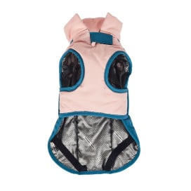 Abrigo Impermeable Urban Blizzard Azul-Rosa Perro Pequeño Abrigos para perro Patitas&co