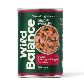 Wild Balance Comida Húmeda Cocinada de Atún y Pavo para Perro Comida húmeda para Perros Patitas&co