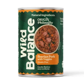 Wild Balance Comida Húmeda Cocinada de Cerdo para Perro Comida húmeda para Perros Patitas&co