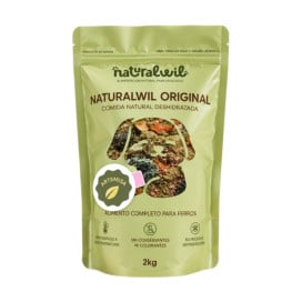 NaturalWil Comida Deshidratada de Pollo con Artemisa para Perro Comida Deshidratada para Perro Patitas&co
