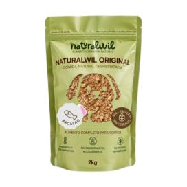 NaturalWil Comida Natural Deshidratada de Bacalao para Perro Comida Deshidratada para Perro Patitas&co