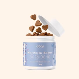 The Doog Life Suplemento Digestivo Microbiome Balance para Perro Probióticos y Prebióticos para Perros Patitas&co