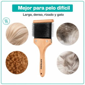 Artero Carda Doble Flexible para Perros y Gatos Cardas para Perros Patitas&co