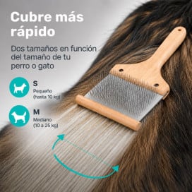 Artero Carda Doble Flexible para Perros y Gatos Cardas para Perros Patitas&co