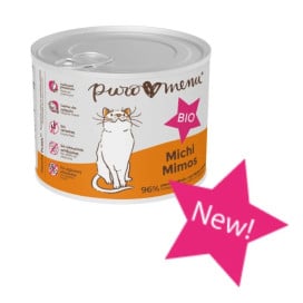 Puromenu Lata de Pavo y Salmón Bio (Michi Mimos) para Gato Comida húmeda para gatos Patitas&co