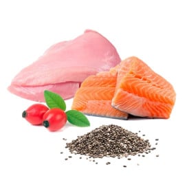 Puromenu Lata de Pavo y Salmón Bio (Michi Mimos) para Gato Comida húmeda para gatos Patitas&co