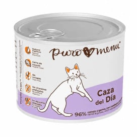 Puromenu Lata de Conejo con Ganso (Caza del Día) para Gato Comida húmeda para gatos Patitas&co