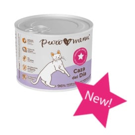 Puromenu Lata de Conejo con Ganso (Caza del Día) para Gato Comida húmeda para gatos Patitas&co