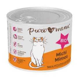Puromenu Lata de Pavo y Salmón Bio (Michi Mimos) para Gato