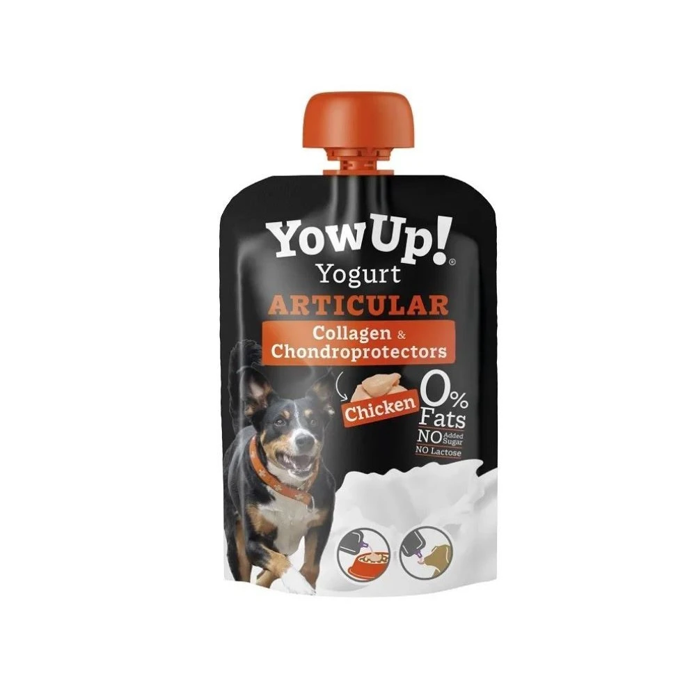 Yow Up Yogurt Colageno y Condroprotectores - Articular Perro Yogures para perros Patitas&co