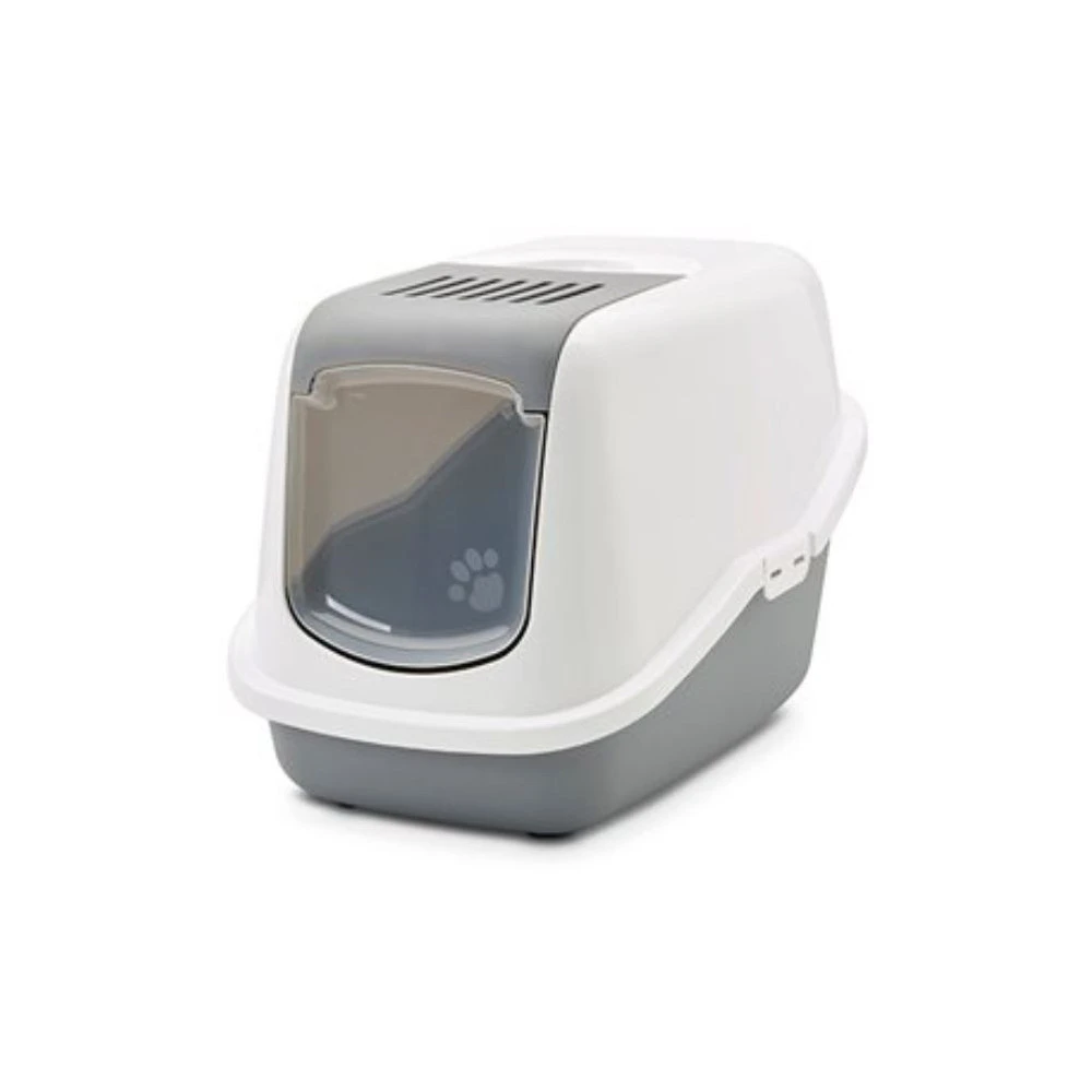 Caseta Aseo Nestor Blanco Gris para Gatos