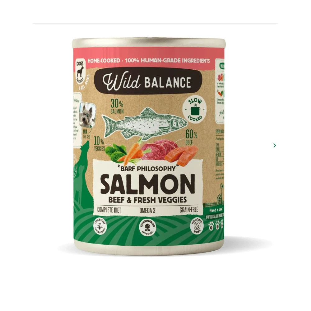 Wild Balance Salmon Comida Humeda Perro Comida húmeda Perros Patitas&co
