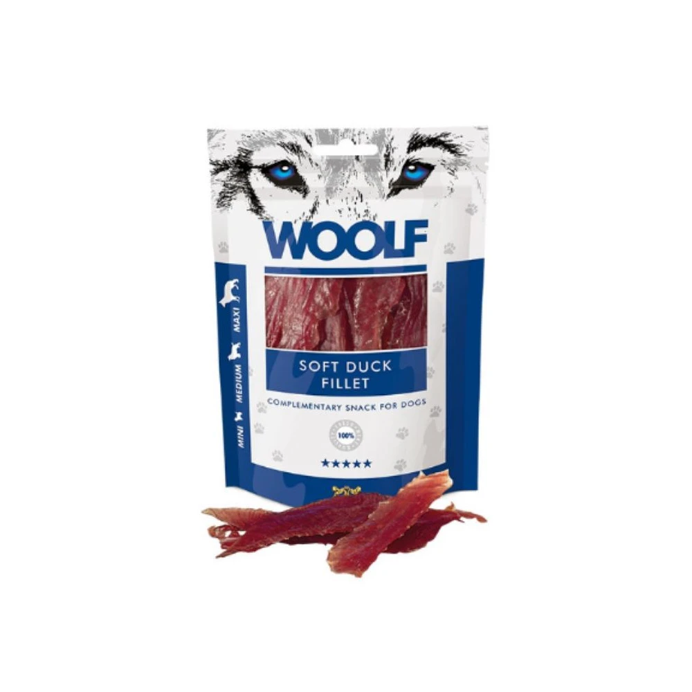 Woolf Snacks Filetes de Pato para Perros Snacks Saludables para Perros Patitas&co