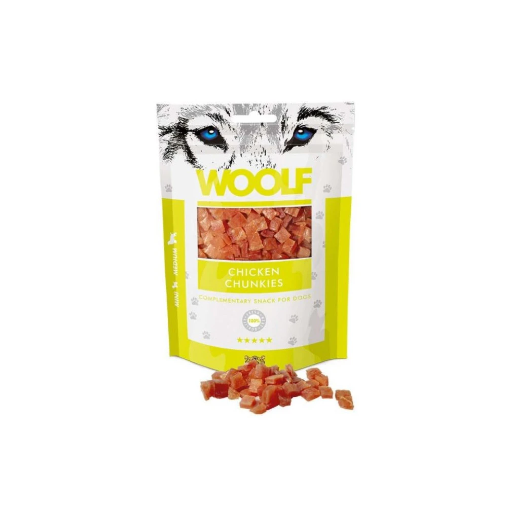 Woolf Snacks Daditos de Pollo para Perros Snacks Saludables para Perros Patitas&co