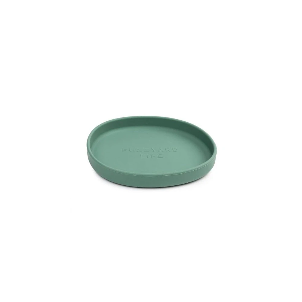 FuzzYard Life Plato Silicona Gatos (Verde) Comederos y Bebederos Patitas&co