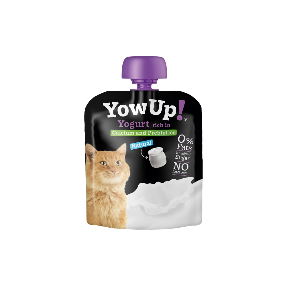 Yow Up Yogurt Sin Lactosa con Prebioticos Gato Aumentar defensas gatos Patitas&co