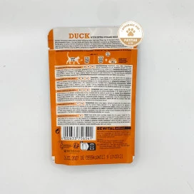 Leonardo Sobre Pato con Ternera Comida Humeda 70g Gato Comida húmeda para gatos Patitas&co