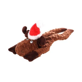 Flamingo Juguete de Navidad Reno Tumbado Marrón