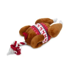 Beeztees Pavo de Peluche Navideño para Perro