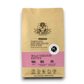 Mr. Bones Dieta BARF Deshidratada Ciervo Perros Dieta BARF Perros Patitas&co