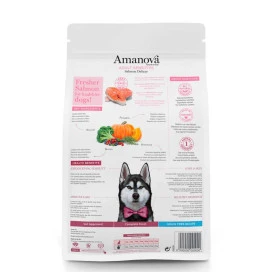 Amanova Pienso Adult Sensitive Salmon para Perro Pienso Natural para Perros Patitas&co