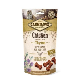 Carnilove Snack Semihúmedo Pollo con Tomillo 50g Gato Snacks para Gatos Patitas&co