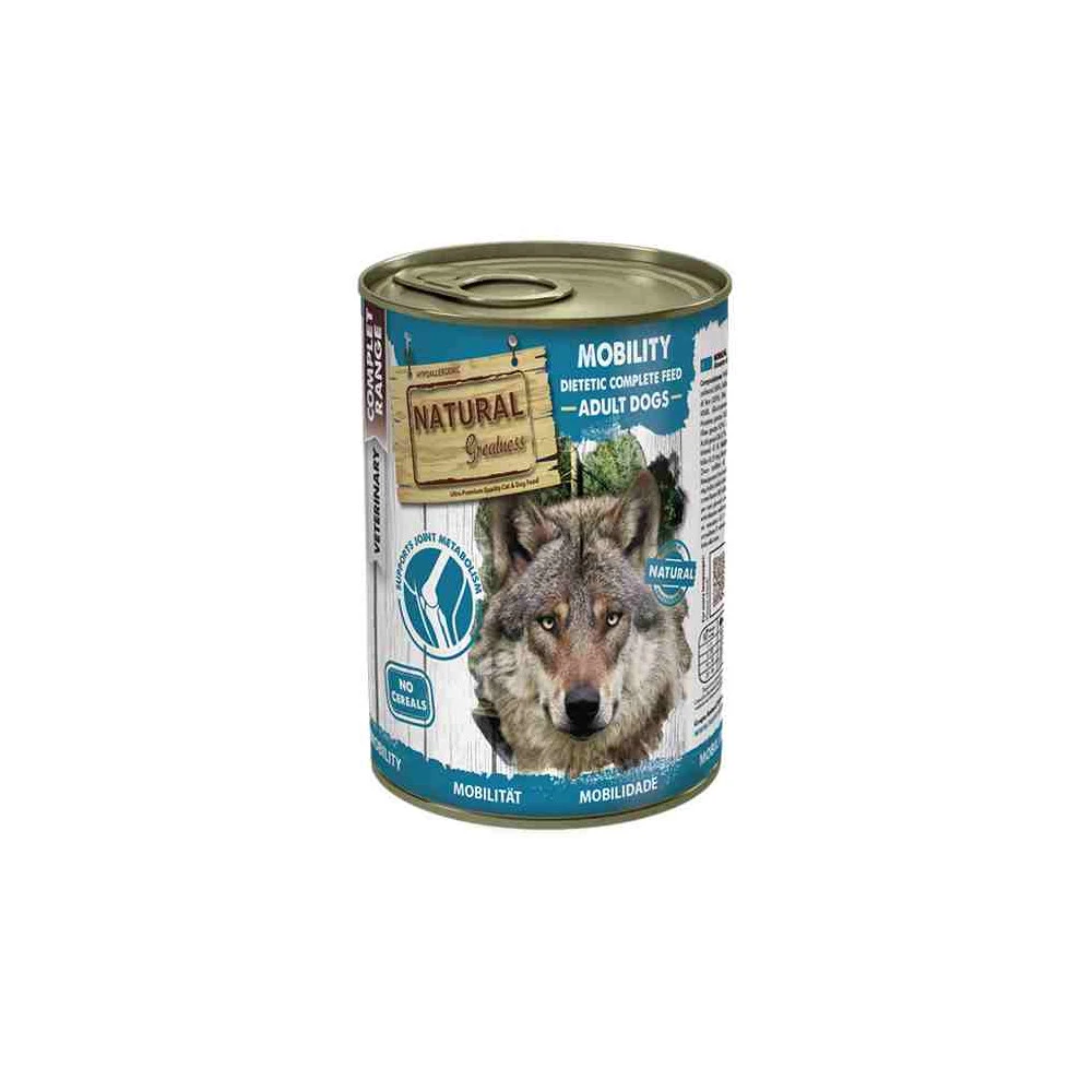Natural Greatness VET Mobility Pollo y Salmon (400g) Perros Comida húmeda para Perros Patitas&co
