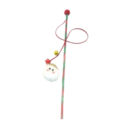 Juguete Caña de Navidad Papa Noel para Gato Patitas&co Patitas&co