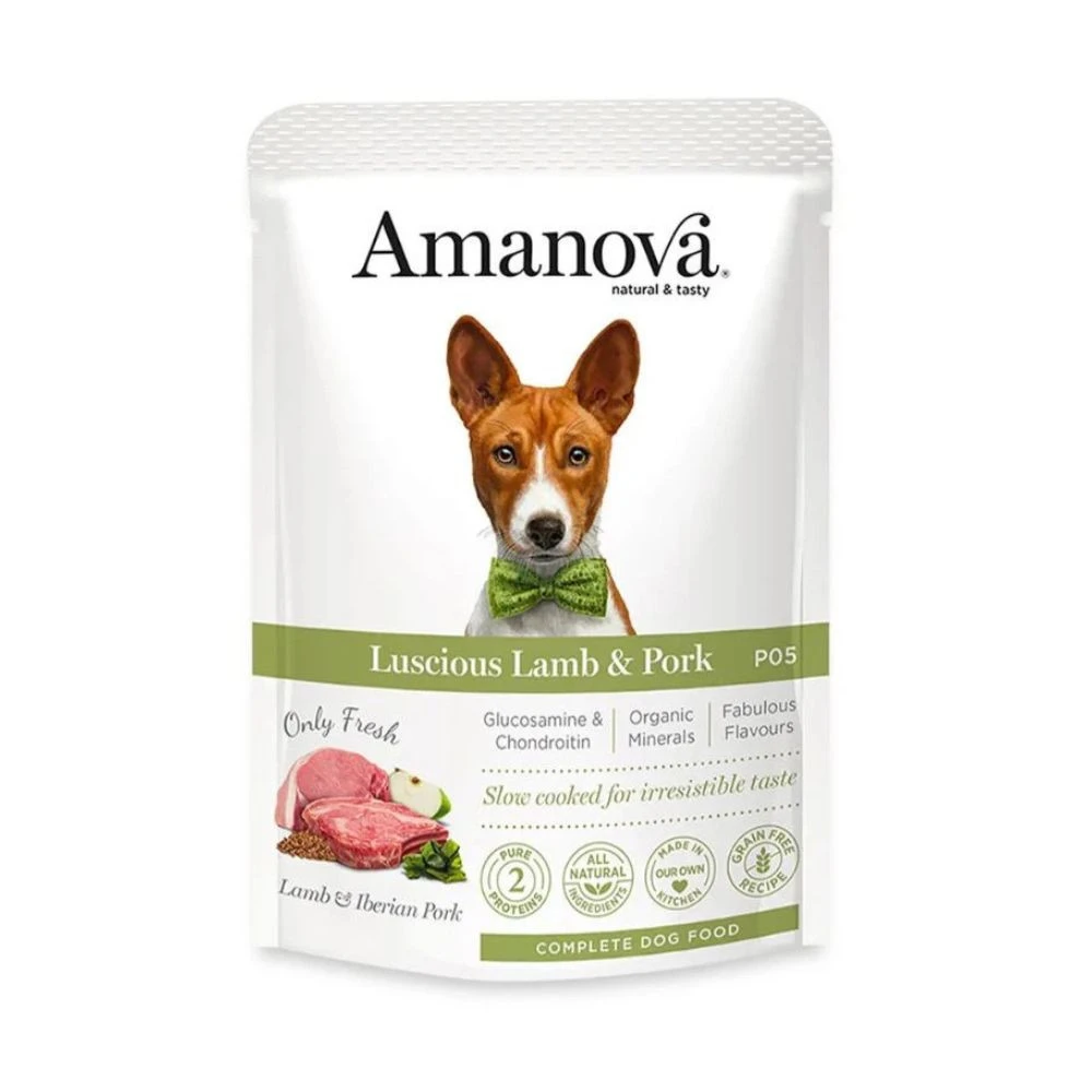 Amanova Alimento Húmedo Adult Cordero y Cerdo para Perro Patitas&co Patitas&co
