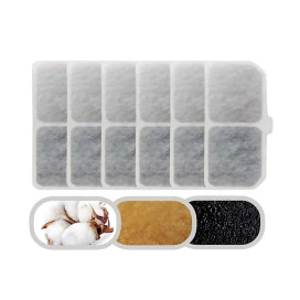 Pack 6 Filtros para fuente de agua para gatos Comederos y Bebederos para Gatos Patitas&co Pack 6 Filtros para fuente de agua para gatos Comederos y Bebederos para Gatos Patitas&co