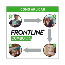 Frontline Combo 3 Pipetas Antiparasitarias para Gatos Antiparasitarios para gatos Patitas&co