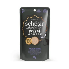 Schesir After Dark Perfect Mousse Pollo y Pato 80g Comida húmeda para gatos Patitas&co
