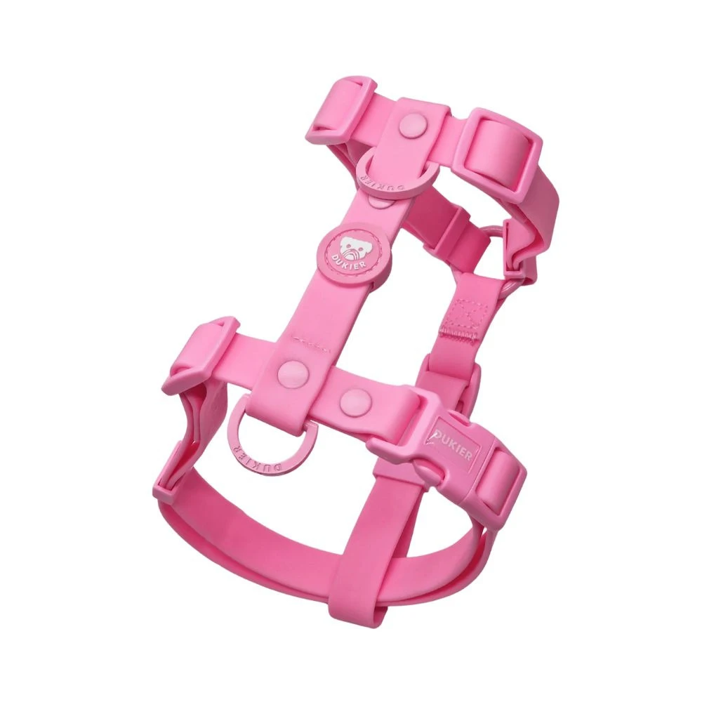 Dukier Arnes Waterproof Pink para Perros Collar, Correa y Arnes Perro Patitas&co