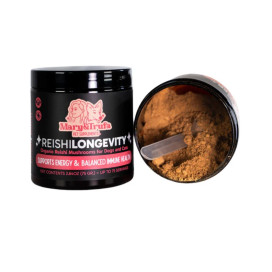 Mary & Trufa Reishi Longevity Suplemento para Perros y Gatos 75g Suplementos Naturales para Perros Patitas&co Mary & Trufa Reishi Longevity Suplemento para Perros y Gatos 75g Suplementos Naturales para Perros Patitas&co