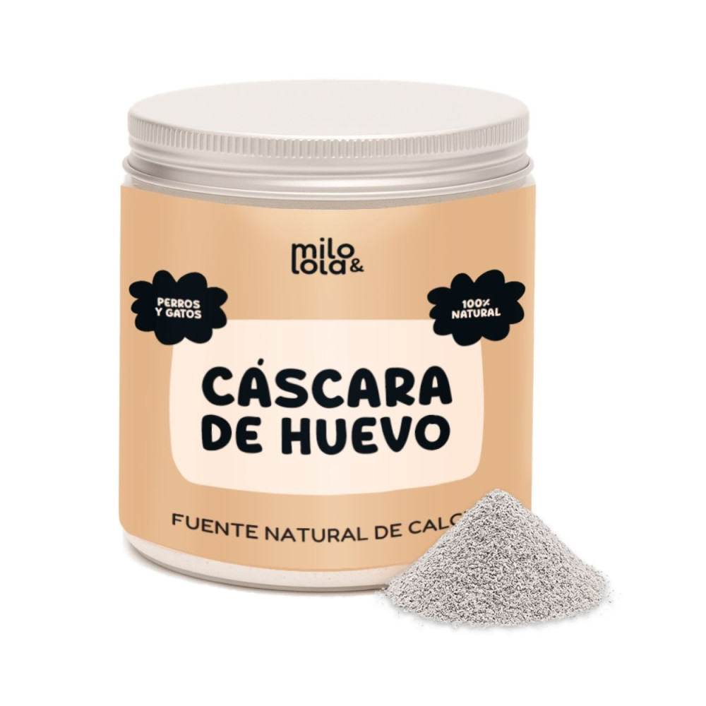 Milo y Lola Suplemento Cáscara de Huevo 100g Suplementos Naturales para Perros Patitas&co Milo y Lola Suplemento Cáscara de Huevo 100g Suplementos Naturales para Perros Patitas&co