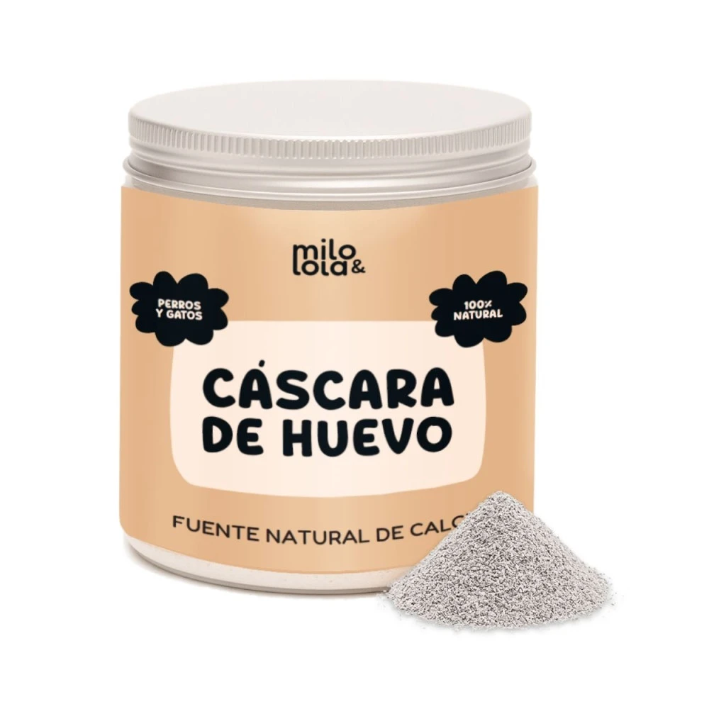 Milo y Lola Suplemento Cáscara de Huevo 100g Suplementos Naturales para Perros Patitas&co Milo y Lola Suplemento Cáscara de Huevo 100g Suplementos Naturales para Perros Patitas&co