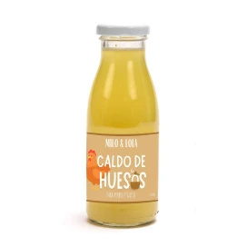 Milo y Lola Caldo de Huesos de Gallina Caldos y Toppers para Perros Patitas&co