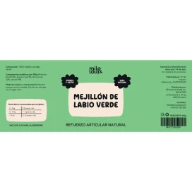 Milo y Lola Suplemento Mejillón de Labio Verde en Polvo Suplementos Naturales para Perros Patitas&co Milo y Lola Suplemento Mejillón de Labio Verde en Polvo Suplementos Naturales para Perros Patitas&co