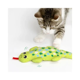 Catit Gecko Juguete con Movimiento para Gatos Juguetes para gatos Patitas&co