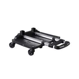 Freedog Trolley de Aluminio con 5 Ruedas Plegable 36x30x84cm Transportines, Bolsos para Perros y Viaje Patitas&co