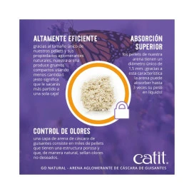 Catit Arena Go Natural Lavanda para Gatos Patitas&co Patitas&co