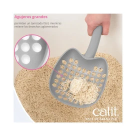 Catit Pixi Pala Gris para Arenero Gatos Arena, areneros y empapadores para gatos Patitas&co